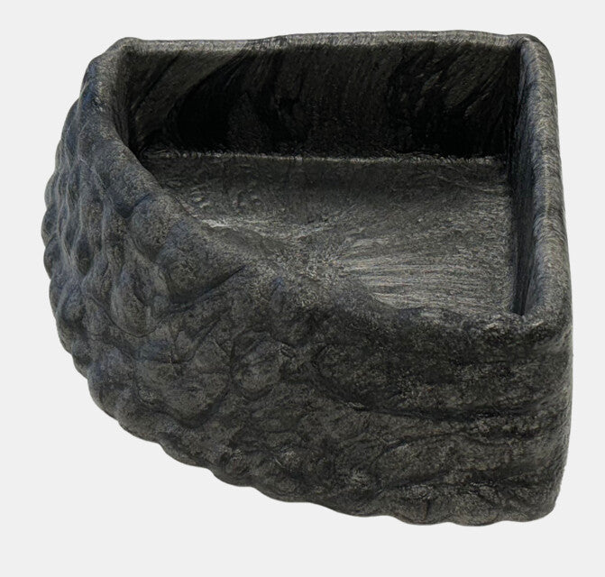 Repto - Corner Dish Grey L