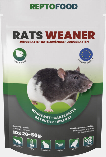 Reptofood - Rats Weaner 26-50gr