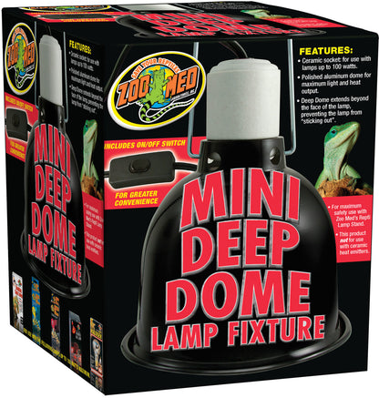 Zoo Med - Mini Deep Dome Lamp Fixture