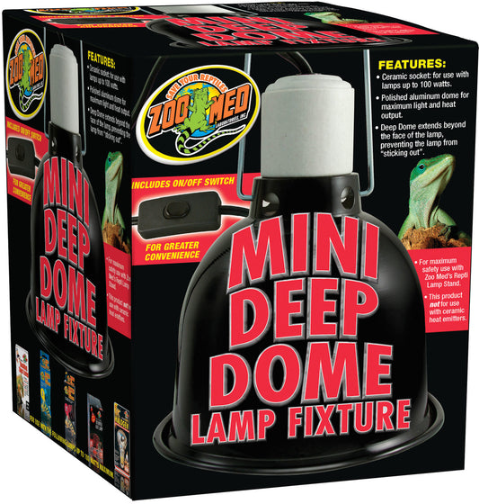 Zoo Med - Mini Deep Dome Lamp Fixture