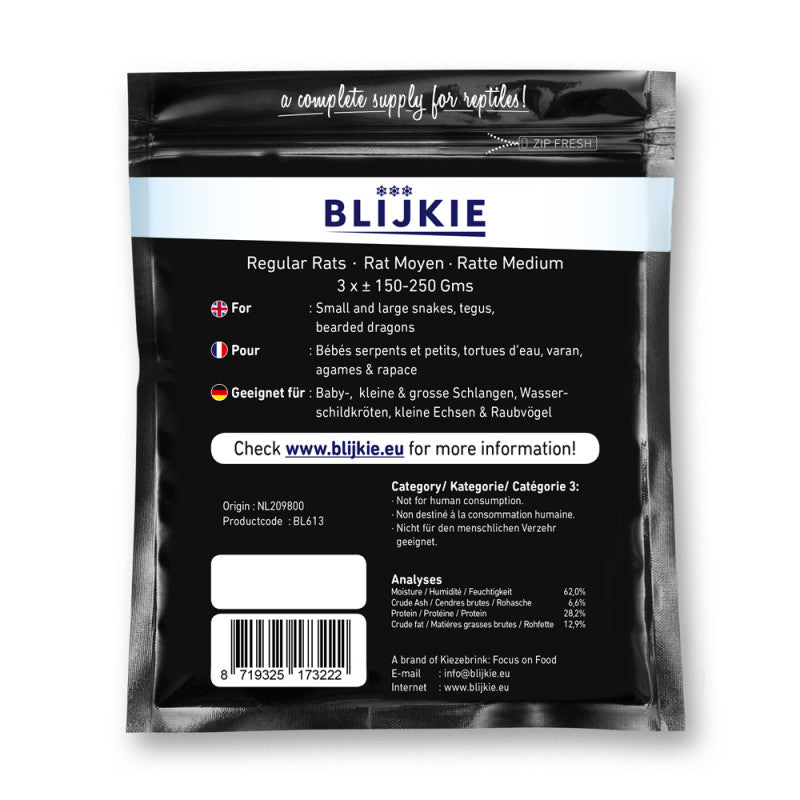 Blijkie - Regular Rats 150-250gr.