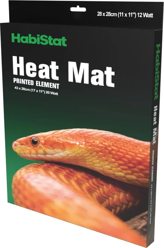 Habistat - Heat Mat Carbon Printed 28 x 28cm 12W