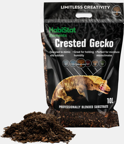 Habistat - Wimpergekko Substraat 10L