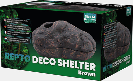 Repto - Deco Shelter Brown M