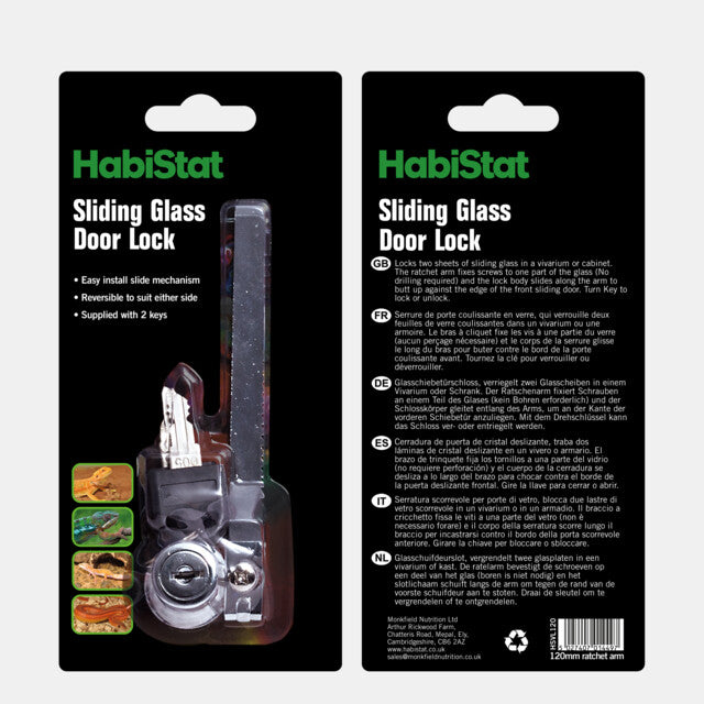 Habistat - Sliding Glass Door Lock
