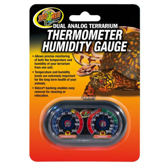 Zoo Med - Dual Thermometer / Humidity Gauge