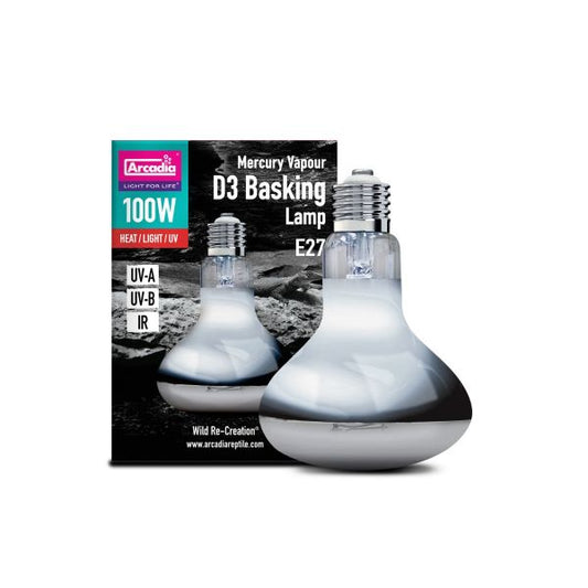 Arcadia - D3 UV basking lamp 100W [E27]