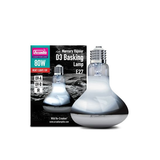 Arcadia - D3 UV basking lamp 80W [E27]